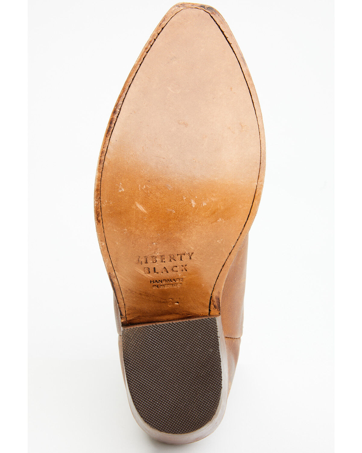 Image #7 - Liberty Black Women's Rebecca Back Star Booties - Snip Toe, Tan, hi-res