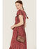 Shyanne Women's Amber Embossed Crossbody Bag, Brown, hi-res