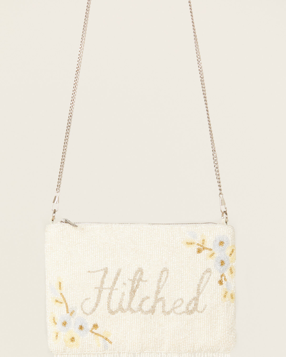 Image #2 - Shyanne Women's Bridal Hitched Crossbody Bag, White, hi-res