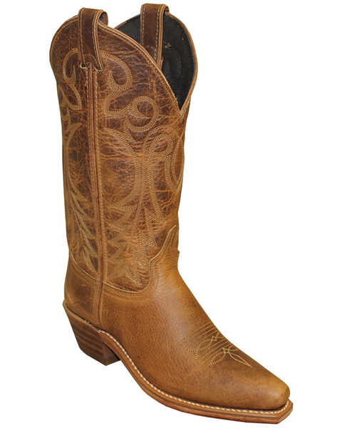 Abilene Women's Bison Traditional Performance Western Boots - Snip Toe , Tan, hi-res