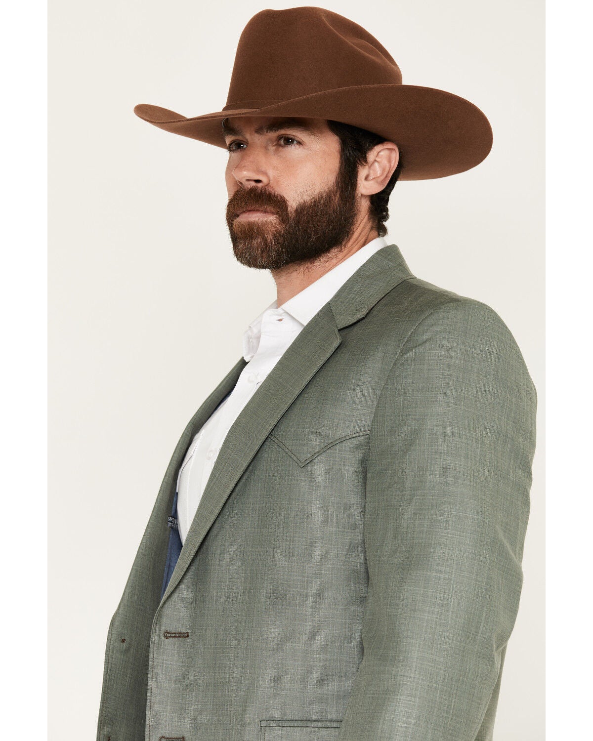 Image #2 - Circle S Men's Lubbock Button-Down Sportcoat, Sage, hi-res