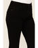 Image #4 - Miss Me Women's Mid Rise Wing Pocket Bootcut Stretch Denim Jeans , Black, hi-res