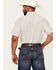 Image #4 - Gibson Trading Co Men's Moonlight Geo Print Short Sleeve Snap Western Shirt , White, hi-res
