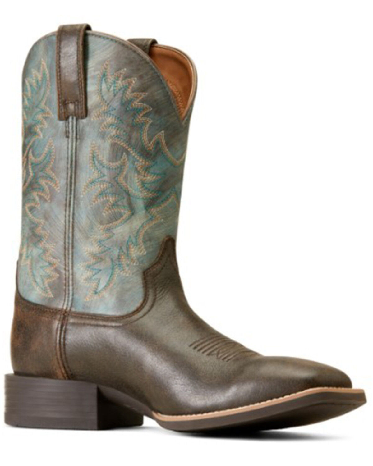 Image #1 - Ariat Men's Sport Latigo Western Performance Boots - Broad Square Toe, Brown, hi-res