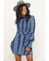 Image #5 - Rock & Roll Denim Women's Bandana Print Mini Dress, Navy, hi-res