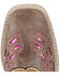 Image #6 - Smoky Mountain Little Girls' Trixie Western Boots - Broad Square Toe, Brown, hi-res