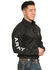 Image #2 - Ariat Men's Long Sleeve Logo Long Sleeve Western Shirt , Black, hi-res