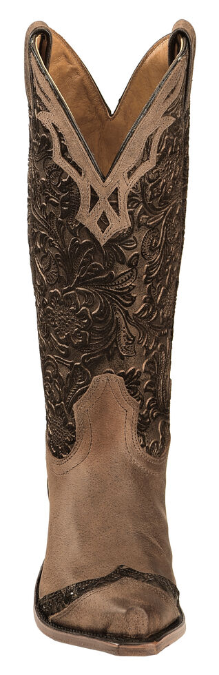 hand tooled cowgirl boots