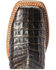 Image #4 - Ariat Women's Donatella Exotic Caiman Western Boots - Broad Square Toe, Black, hi-res