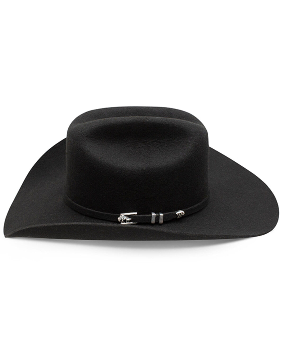Image #2 - Stetson Apache 4X Felt Cowboy Hat, Black, hi-res