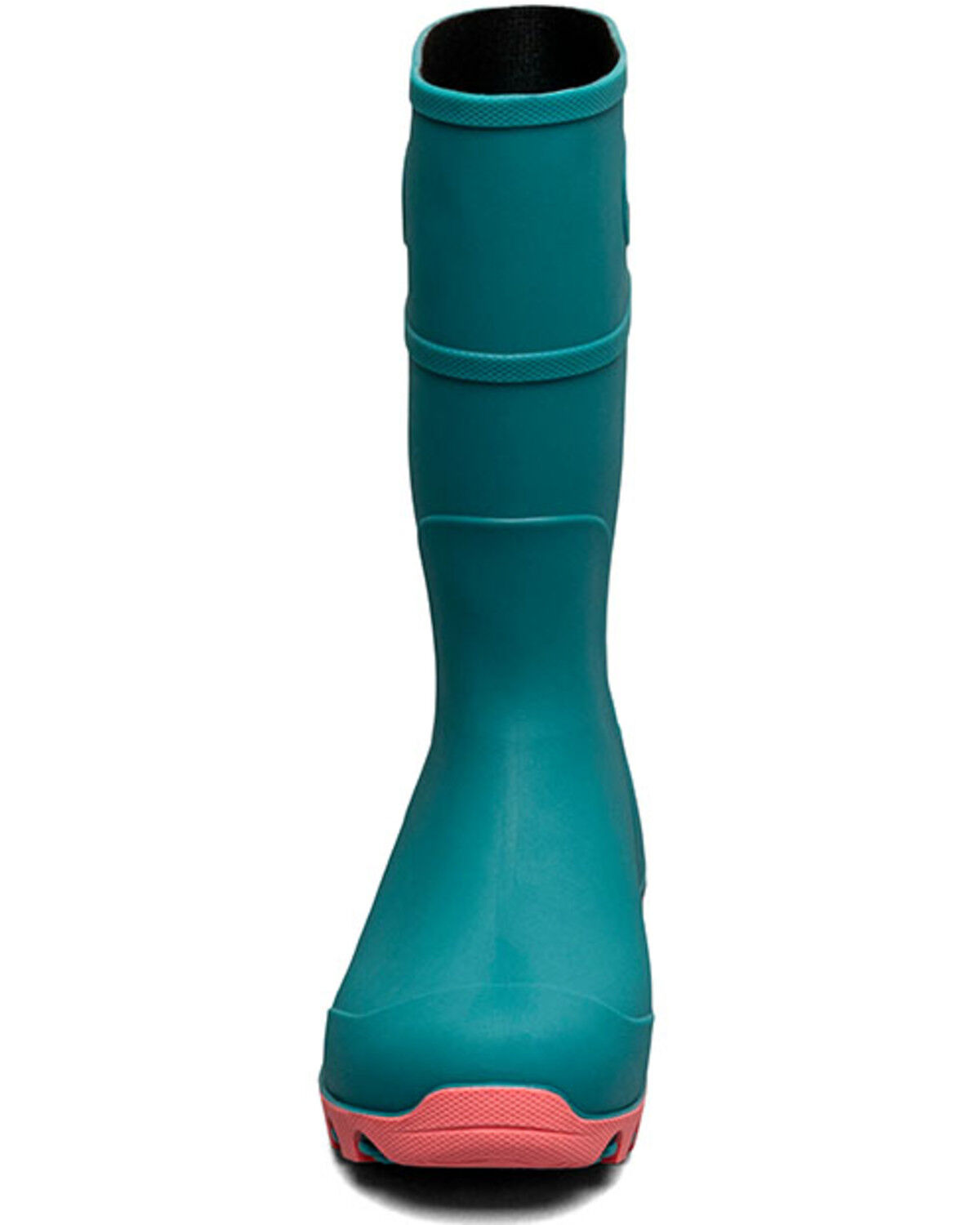 Image #4 - Bogs Girls' Essential Tall Rain Boots - Round Toe, Turquoise, hi-res