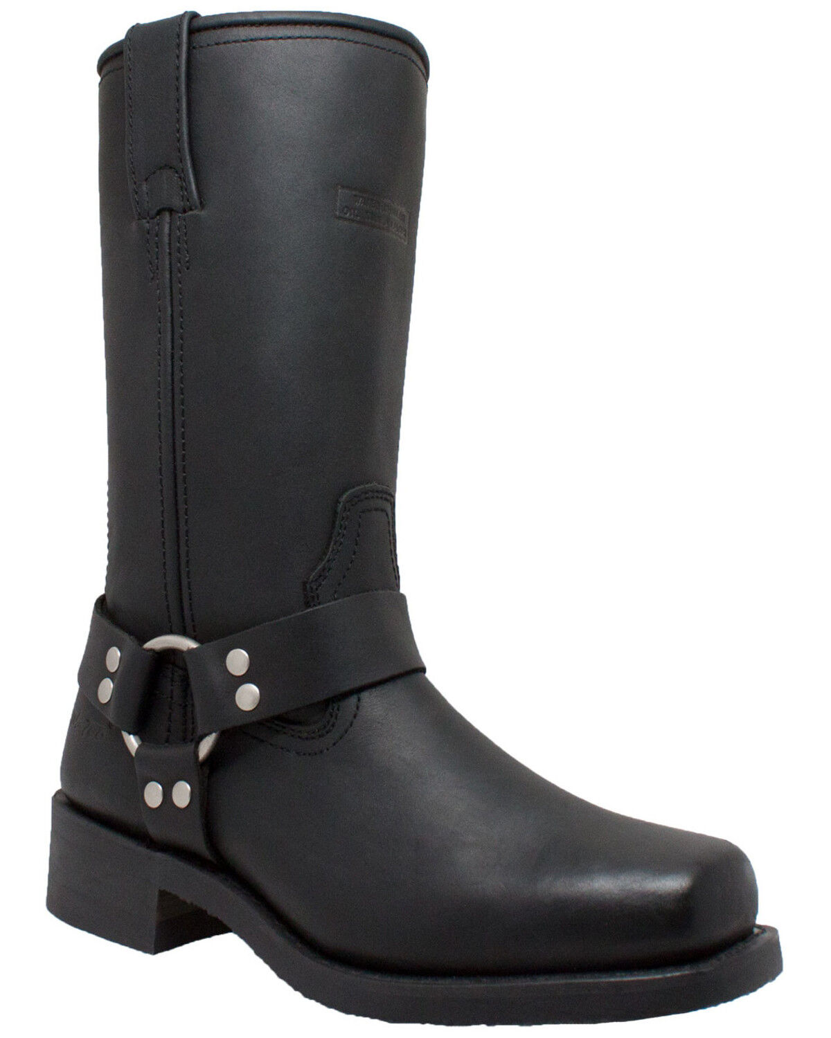 Image #1 - Ad Tec Women's 12" Harness Boots - Round Toe, Black, hi-res