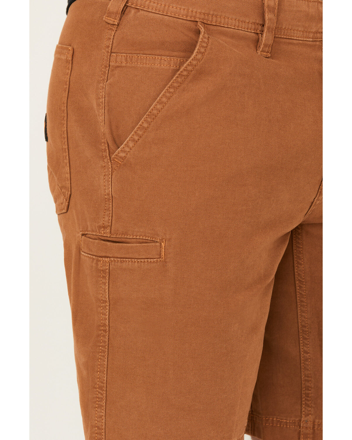 Image #2 - Hawx Men's Chip Flat Front Work Shorts, Rust Copper, hi-res