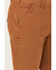 Image #2 - Hawx Men's Chip Flat Front Work Shorts, Rust Copper, hi-res