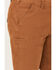 Image #2 - Hawx Men's Chip Flat Front Work Shorts , Rust Copper, hi-res