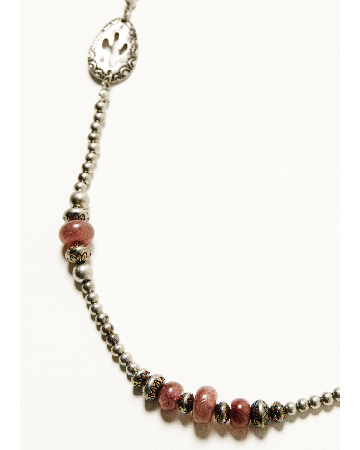 Image #3 - Shyanne Women's Strawberry Skies Stamped Cactus Jewelry Set - 2 Piece, Silver, hi-res