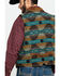Image #5 - Scully Leatherwear Men's Southwestern Knit Back Suede Vest, Brown, hi-res