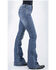 Stetson Women's 921 High Waist Flare Jeans , Blue, hi-res