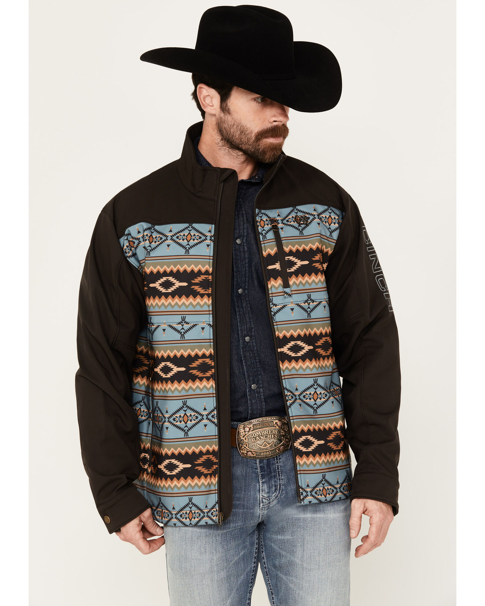 Cinch men's sales softshell jacket