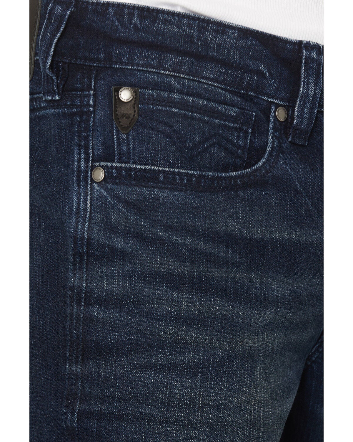Image #2 - Moonshine Spirit&reg; Men's Dallas Wash Decker Slim Straight Stretch Denim Jeans, Dark Wash, hi-res