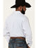 Image #4 - RANK 45&reg; Men's Trained Geo Print Long Sleeve Button-Down Western Shirt, White, hi-res