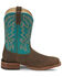 Image #2 - Justin Men's Jackpot Western Boots - Broad Square Toe, Brown, hi-res