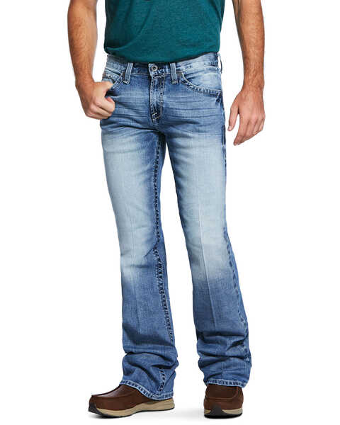 Ariat Men's M7 Rocker Shasta Light Stretch Slim Straight Jeans , Blue, hi-res