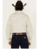 Image #4 - Cody James Men's Treven Floral Print Long Sleeve Snap Western Shirt - Tall, Cream, hi-res