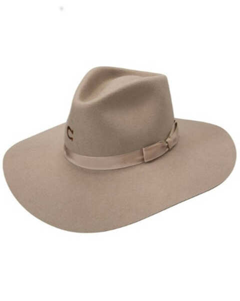 Charlie 1 Horse Women's The Highway Felt Western Fashion Hat, Mushroom, hi-res