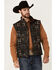 Image #1 - Hooey Men's Southwestern Print Softshell Vest, Multi, hi-res