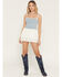 Image #1 - Show Me Your Mumu Women's Geneva Sleeveless Denim Mini Dress, Light Wash, hi-res