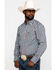 Image #3 - Wrangler 20X Men's Black Plaid Performance Long Sleeve Western Shirt , , hi-res