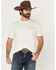 Image #2 - Wrangler Men's Boot Barn Exclusive Roping Logo Short Sleeve Graphic T-Shirt, Off White, hi-res