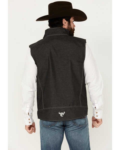 Image #4 - Cowboy Hardware Men's Woodsman Tech Vest , Black, hi-res