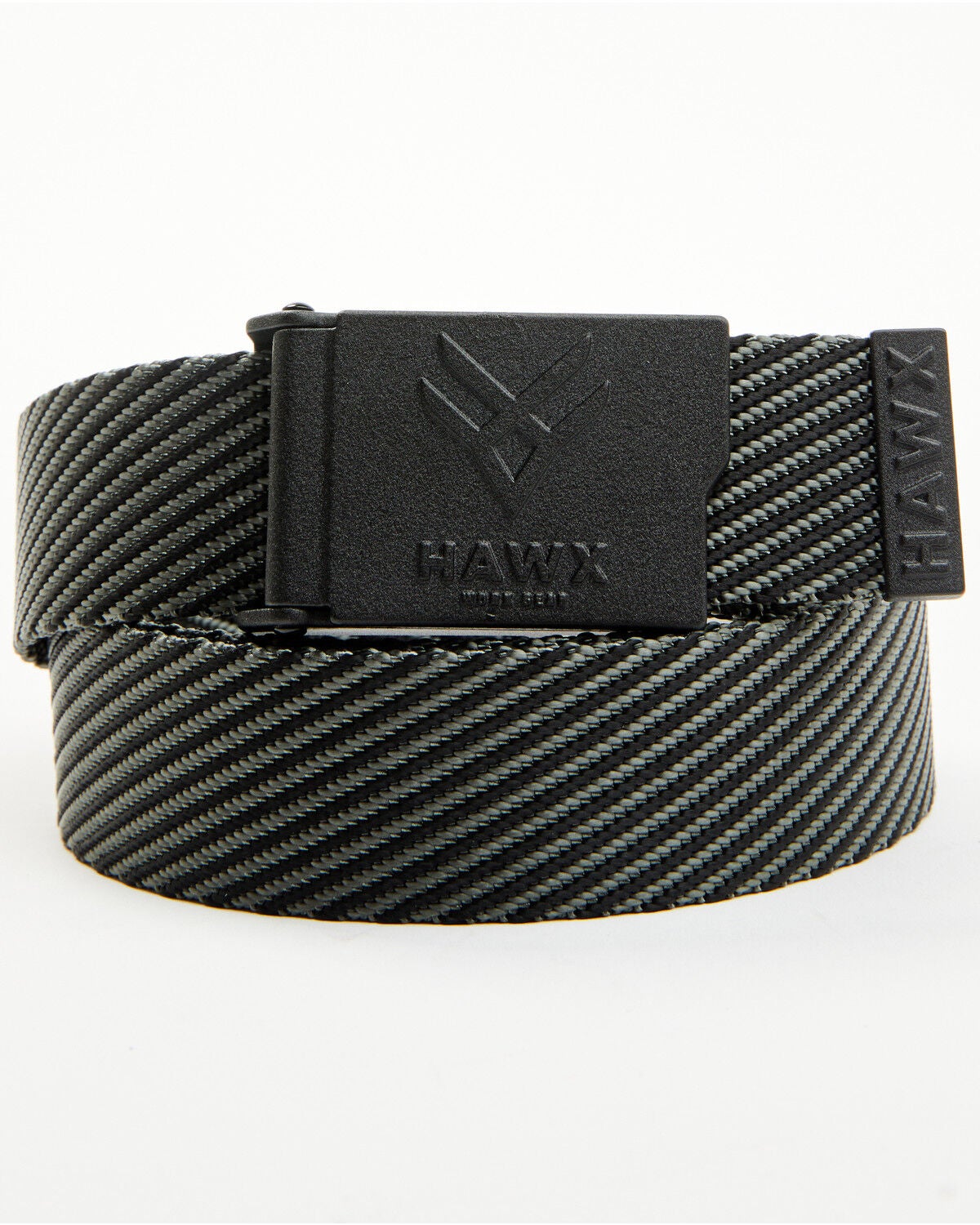 Image #2 - Hawx Men's Grang 2-Tone Web Basic Belt, Black, hi-res