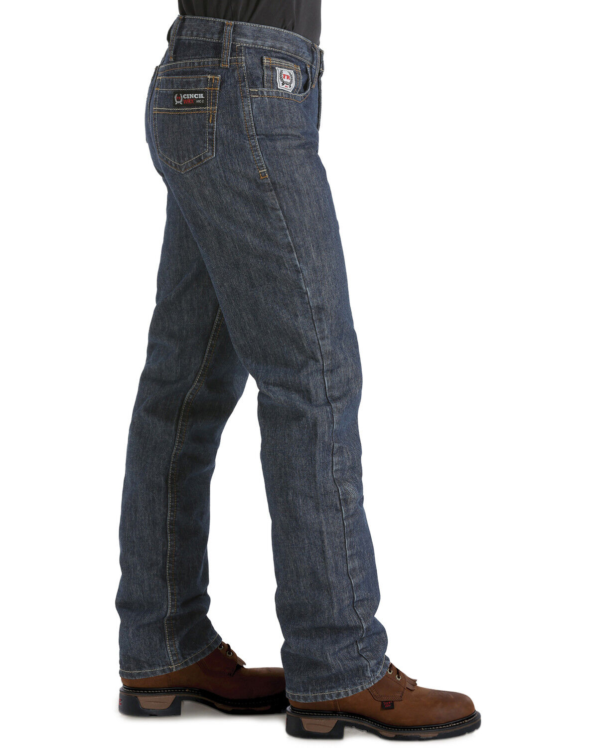 Image #2 - Cinch Men's FR White Label WRX Jeans - 38" inseam, , hi-res