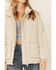 Free People Women's Duvet Bomber Jacket , Oatmeal, hi-res