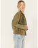 Image #2 - Scully Women's Fringe and Beaded Jacket, Olive, hi-res