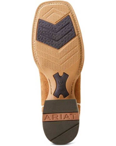 Image #5 - Ariat Men's Brushrider Western Performance Boots - Broad Square Toe, Brown, hi-res