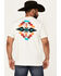 Image #1 - Pendleton Men's Boot Barn Exclusive Tucson Short Sleeve Graphic T-Shirt, Off White, hi-res