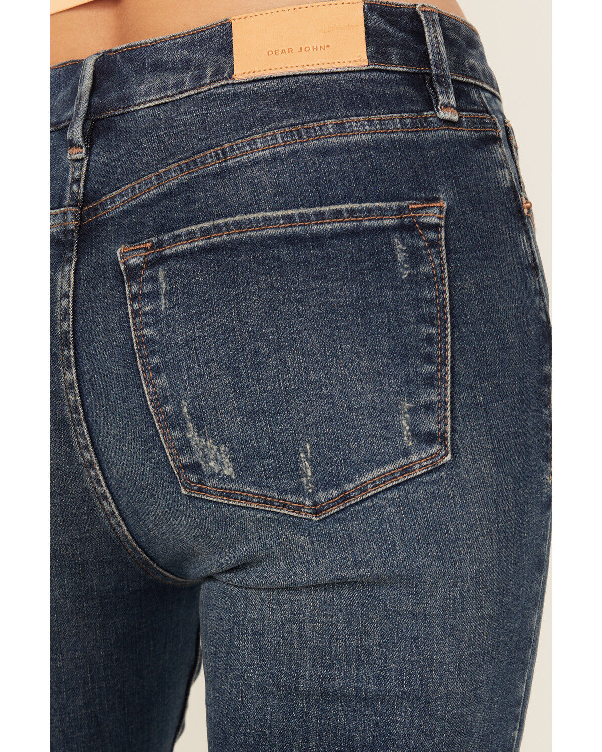 Image #4 - Dear John Women's Jaxtyn Dark Wash Mid Rise Bootcut Stretch Denim Jeans, Dark Wash, hi-res
