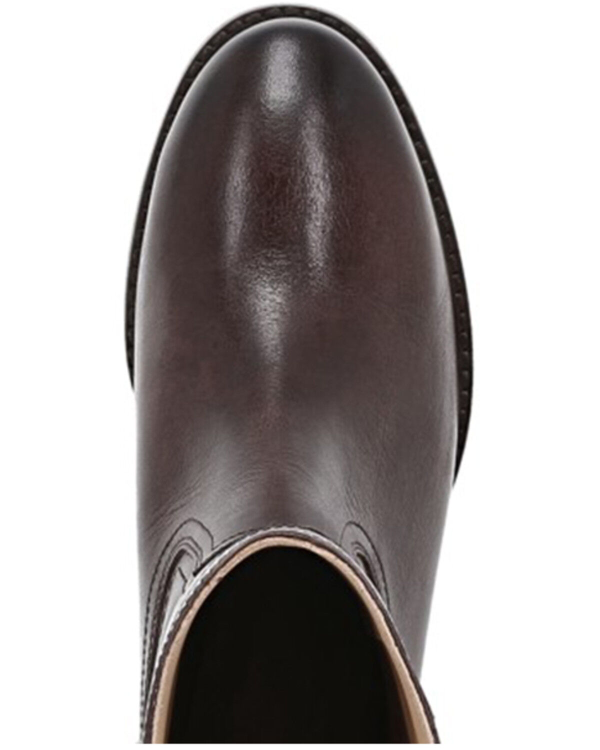 Image #6 - Frye Women's Blair Tall Western Boots - Round Toe, Chocolate, hi-res