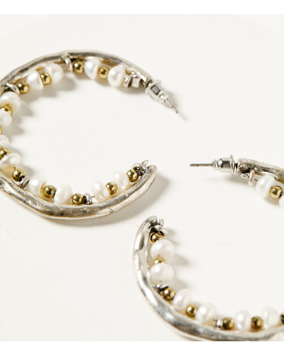 Image #2 - Shyanne Women's Sierra Winter Pearl Hoop Earrings, Multi, hi-res