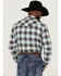 Image #4 - Cody James Men's Background Large Ombre Plaid Western Shirt , Brown, hi-res