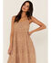 Image #2 - Cleo + Wolf Women's Tiered Midi Dress, Beige/khaki, hi-res