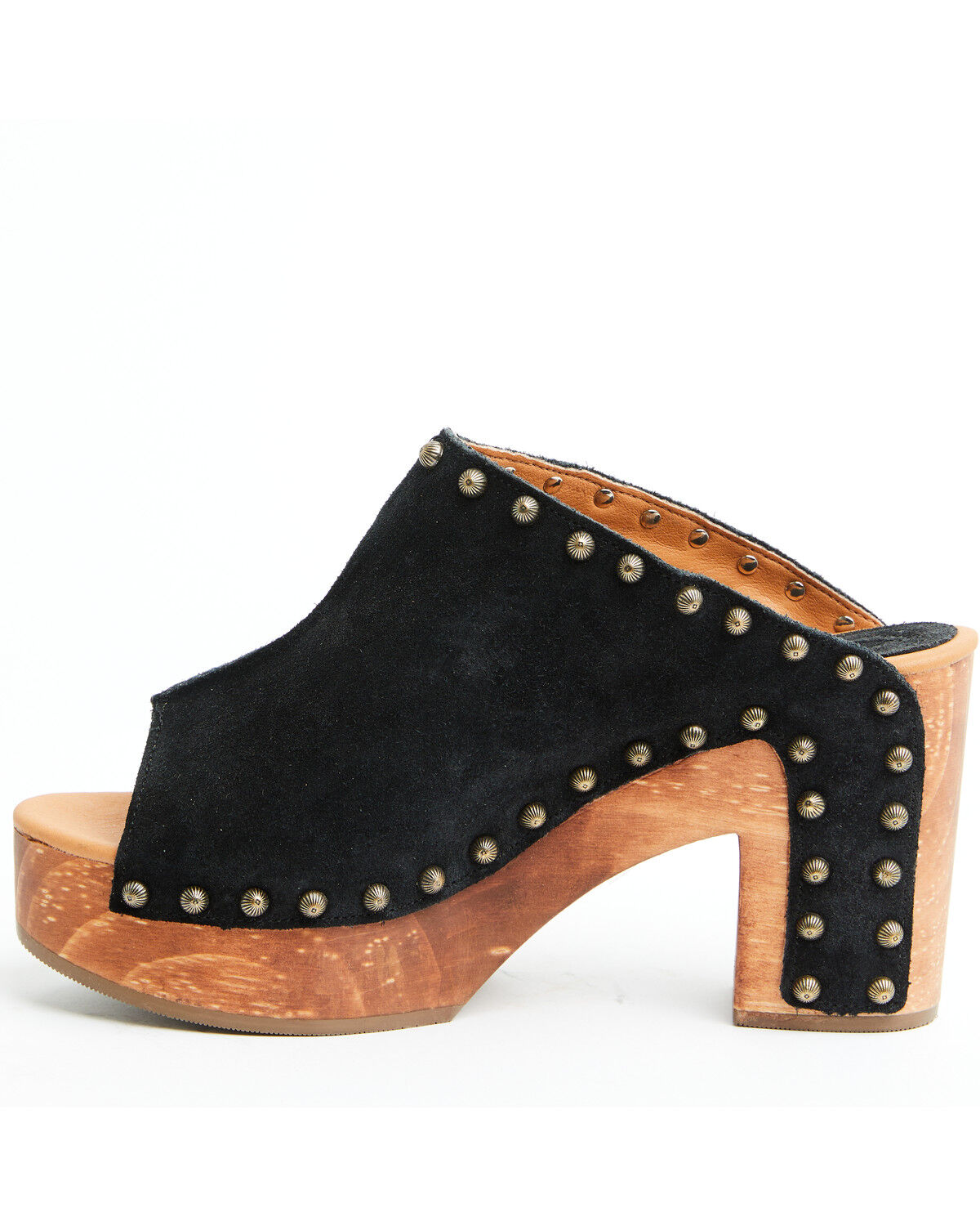 Image #3 - Dingo Women's Echo Wooden Sandals, Black, hi-res
