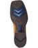 Image #5 - Ariat Men's Reckoning Smooth Quill Ostrich Exotic Western Boots - Broad Square Toe, Brown, hi-res