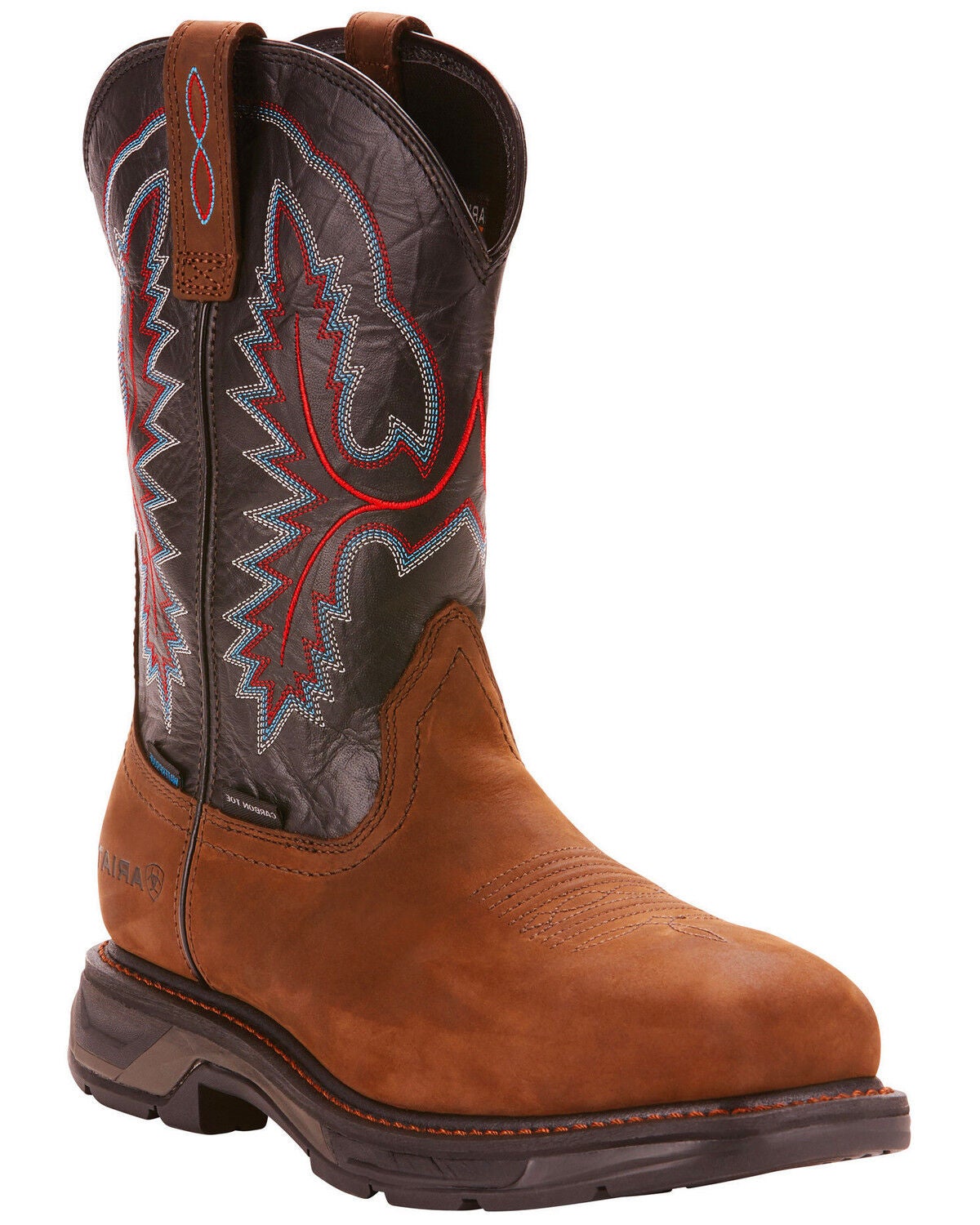 Ariat Men's WorkHog&reg; XT H20 Boots - Carbon Toe, Brown, hi-res