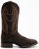 Cody James Men's Exotic Caiman Belly Western Boots - Broad Square Toe, Chocolate, hi-res