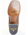 Dan Post Men's Exotic Huachinago Fish Western Boots - Broad Square Toe, Brown, hi-res